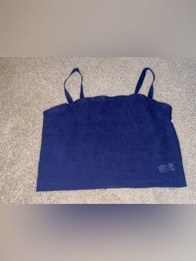 aerie Navy Blue Lace Bralette Cami